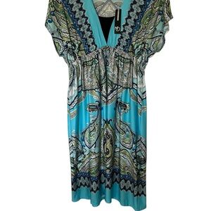 NWT New Directions Paisley Dress